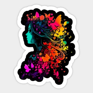 Psychedelic Fairy #6 Sticker